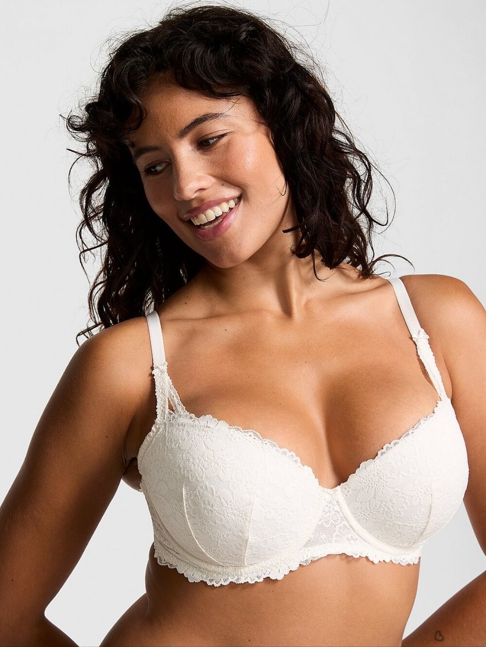 PINK Victoria's Secret Wink Lace Balconette Bra & Matching Panty Set NWT